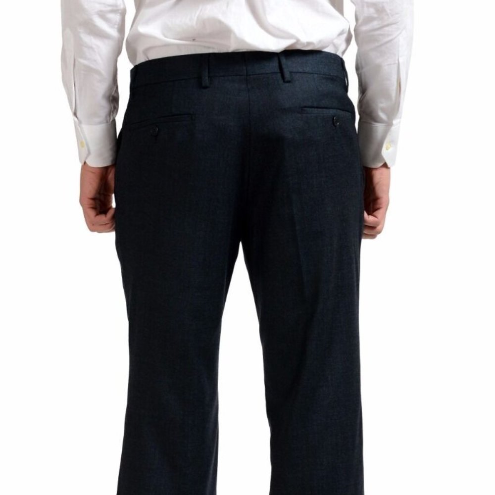 Versace Collection Wool Gray Two Button Men's Suit - Picture 9 of 11